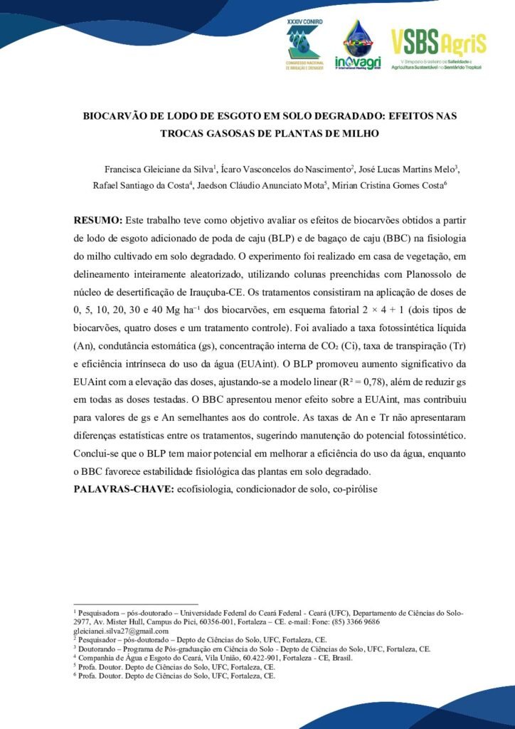 thumbnail of BIOCARVÃO DE LODO DE ESGOTO EM SOLO DEGRADADO